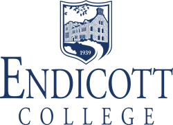Vertical/Stacked Variation of the Endicott College logo