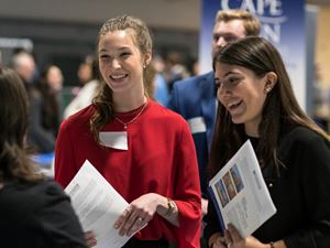 Endicott Students at Career Fair