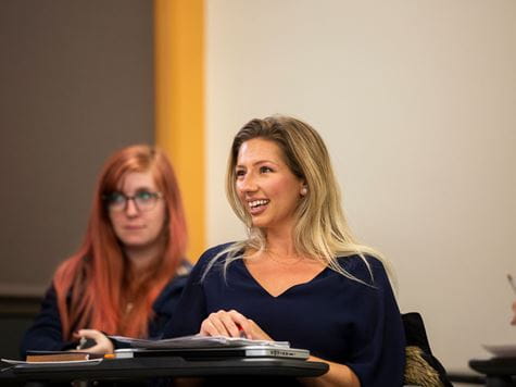 Endicott graduate school student