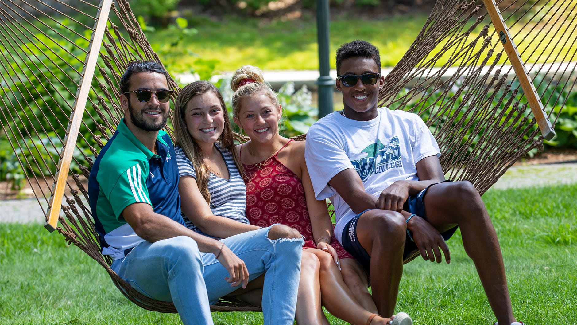 Endicott Students Relaxing