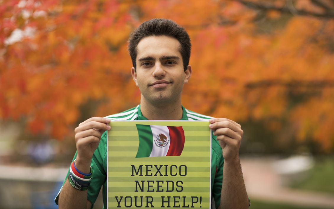For Eddy Meyohas, Class of 2020 President and hospitality student, Fuerza Mexico means being able to help. 