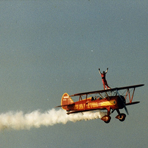 Endicott alumnae Myrt Harper Rose also was a wing-walker. 