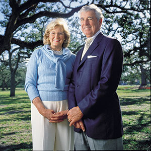 Helen Young Post ’52 and her late husband Richard