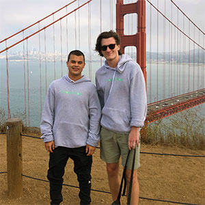 Marcinek ’19 and Cam Bleck ’19