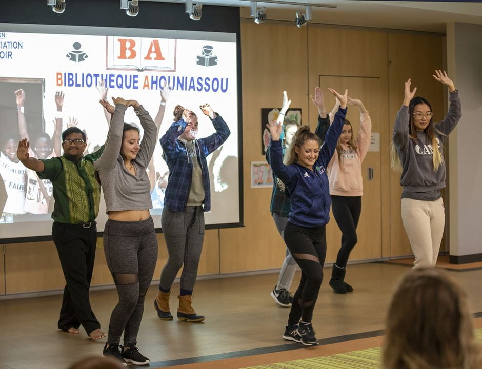 World Dance Cultures class at Endicott College