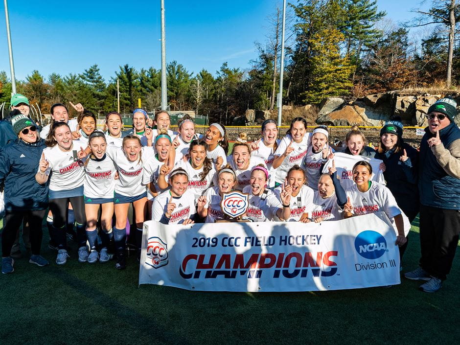 Field hockey celebrates winning CCC title