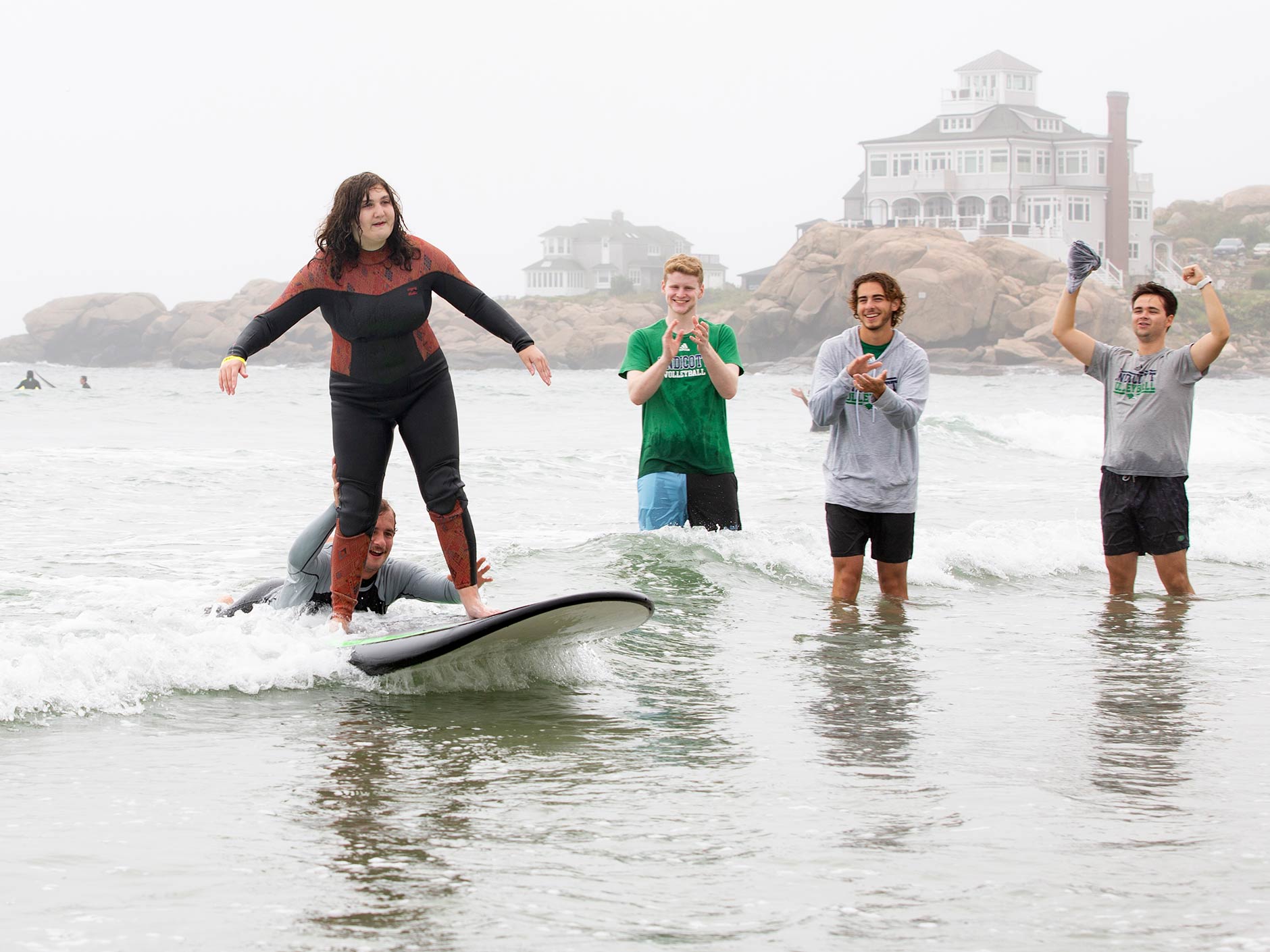 Students at Waves of Impact community service Enidcott College hero