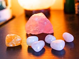 nesting article endicott rocks on table