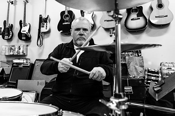 Gang-of-Four drumming