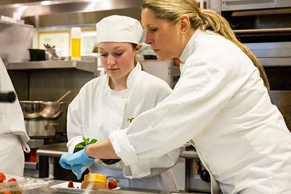 Pastry Chef Rebecca Doyon at La Chanterelle