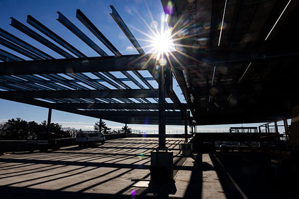 Installation of solar panels