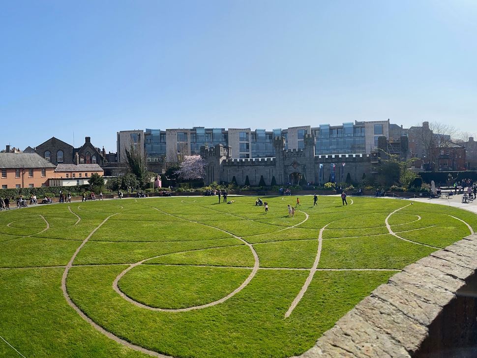 Dublin Castle’s magnificent garden space