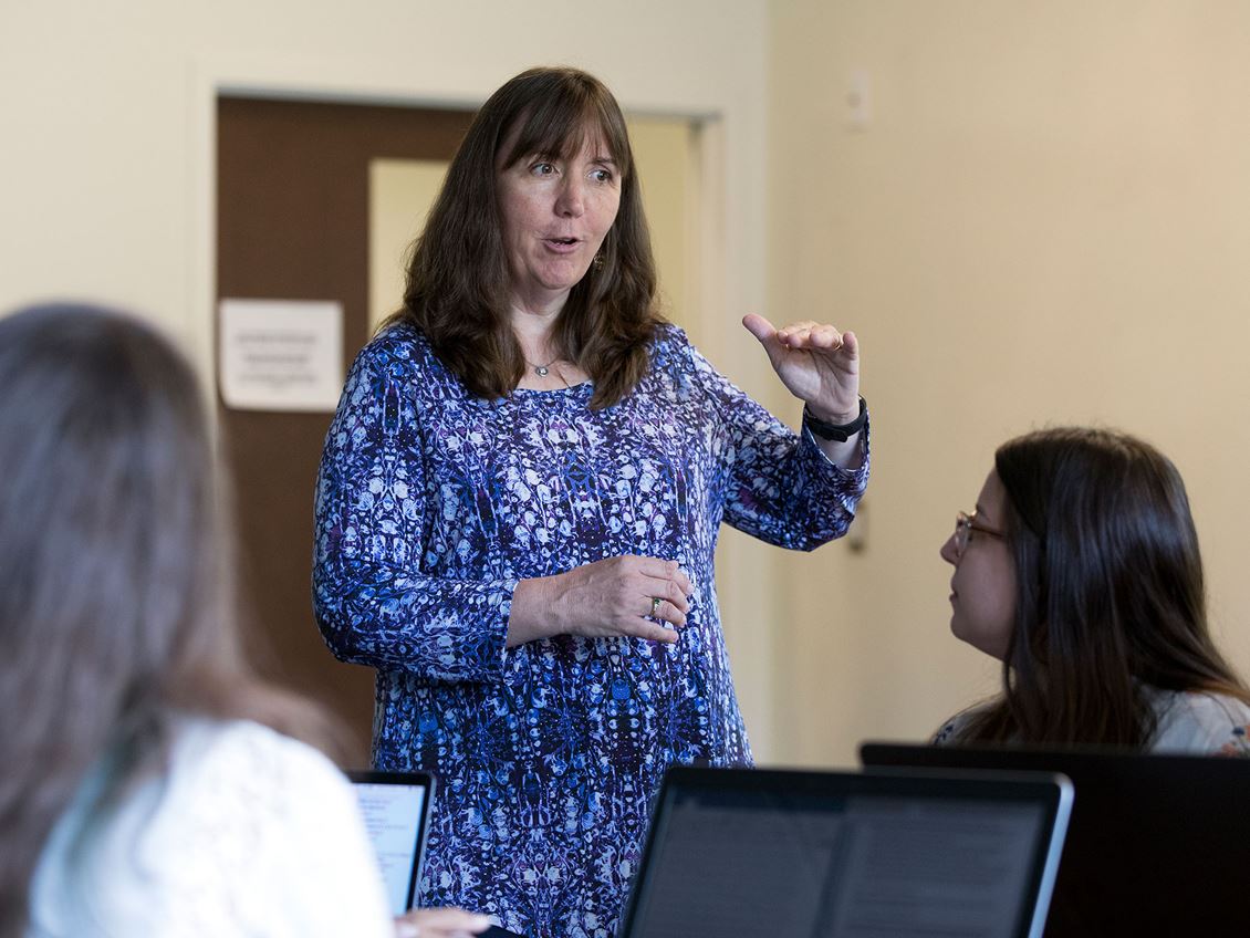 Mary Jane Weiss, Dean of the Institute for Applied Behavioral Science 