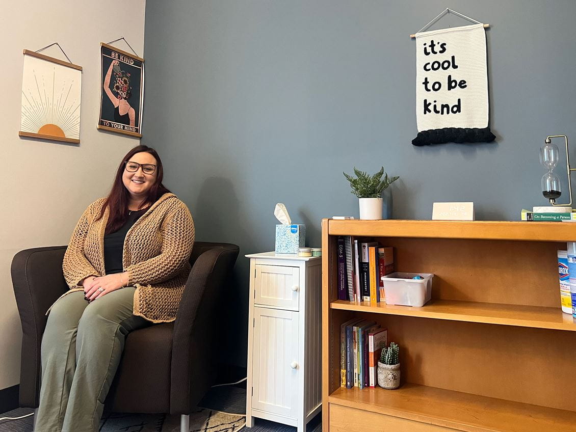 Outreach Counselor Bri Tricomi-Smith of the Endicott College Wellness Center