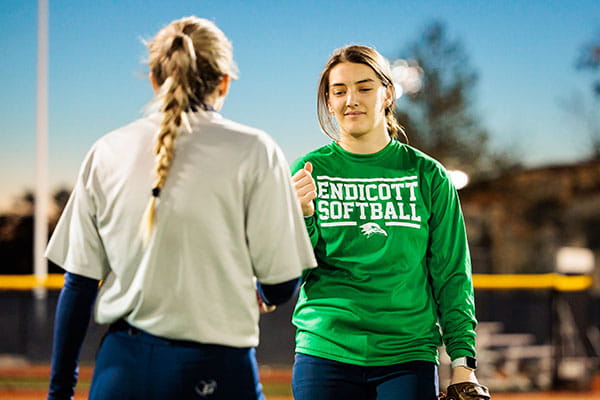 The Endicott softball team is back for a new season. After last year’s success, winning is once again the focus—especially for the team’s graduating seniors. 
