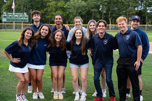 Interning with the Yarmouth–Dennis Red Sox over the summer, sport management major and communication minor Shaela Nally ’25 got first-hand experience in the world of baseball.