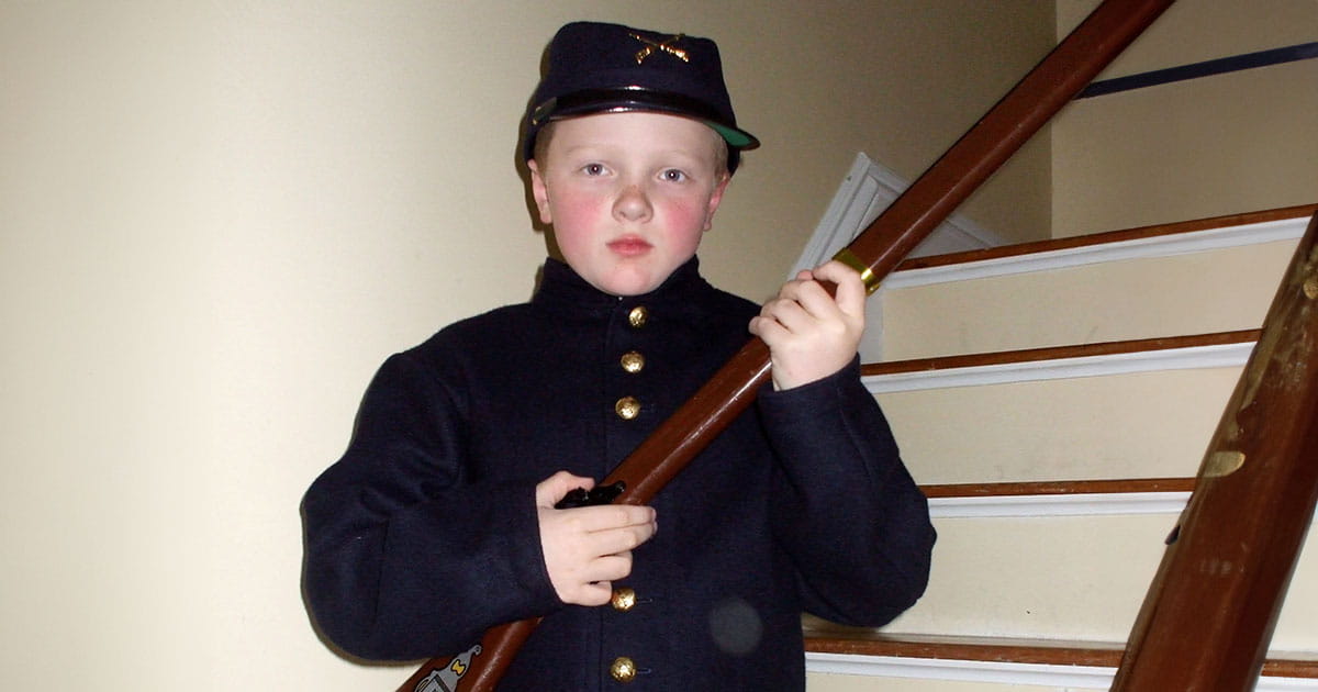 Union soldier for Halloween