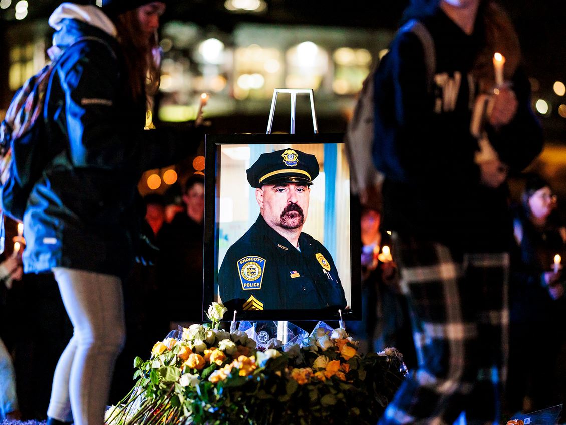 Sergeant Jeremy Cole's memorial