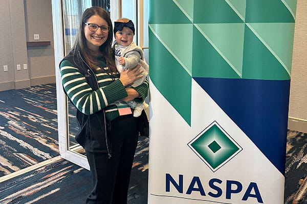 Alyssa Cashman ’15, Senior Associate Director of Residence Life at Endicott College, has been awarded the prestigious Zenobia Hikes Award from NASPA for her leadership in student affairs and commitment to empowering students.
