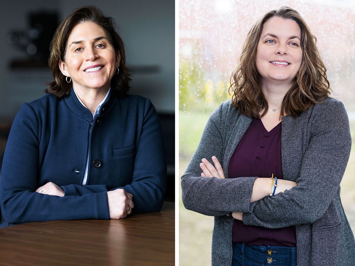 Endicott College Professors Dina Gentile and Elizabeth Matelski