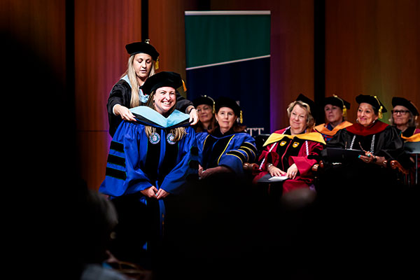 On the Friday before Commencement, celebrations across campus highlighted academic and leadership excellence among graduates, faculty, and staff.