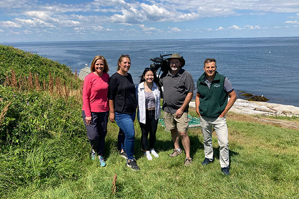 Anna Bui ’23 on location