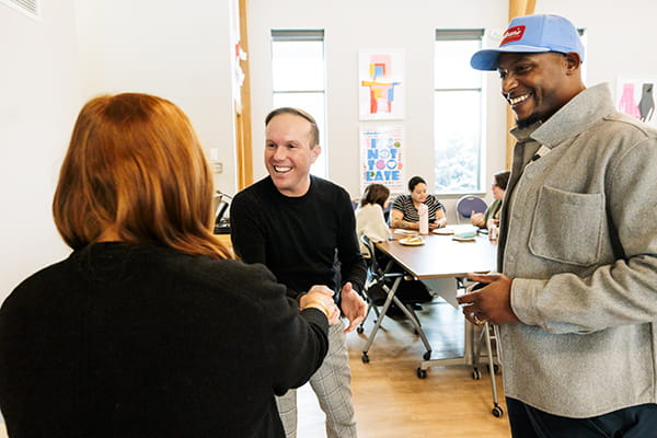 Oscar-Wyett Moore ’13 M’14 at Endicott College