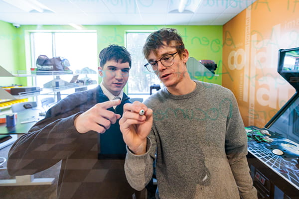 Conrad Kadel ’26 and Teo Berbic ’26