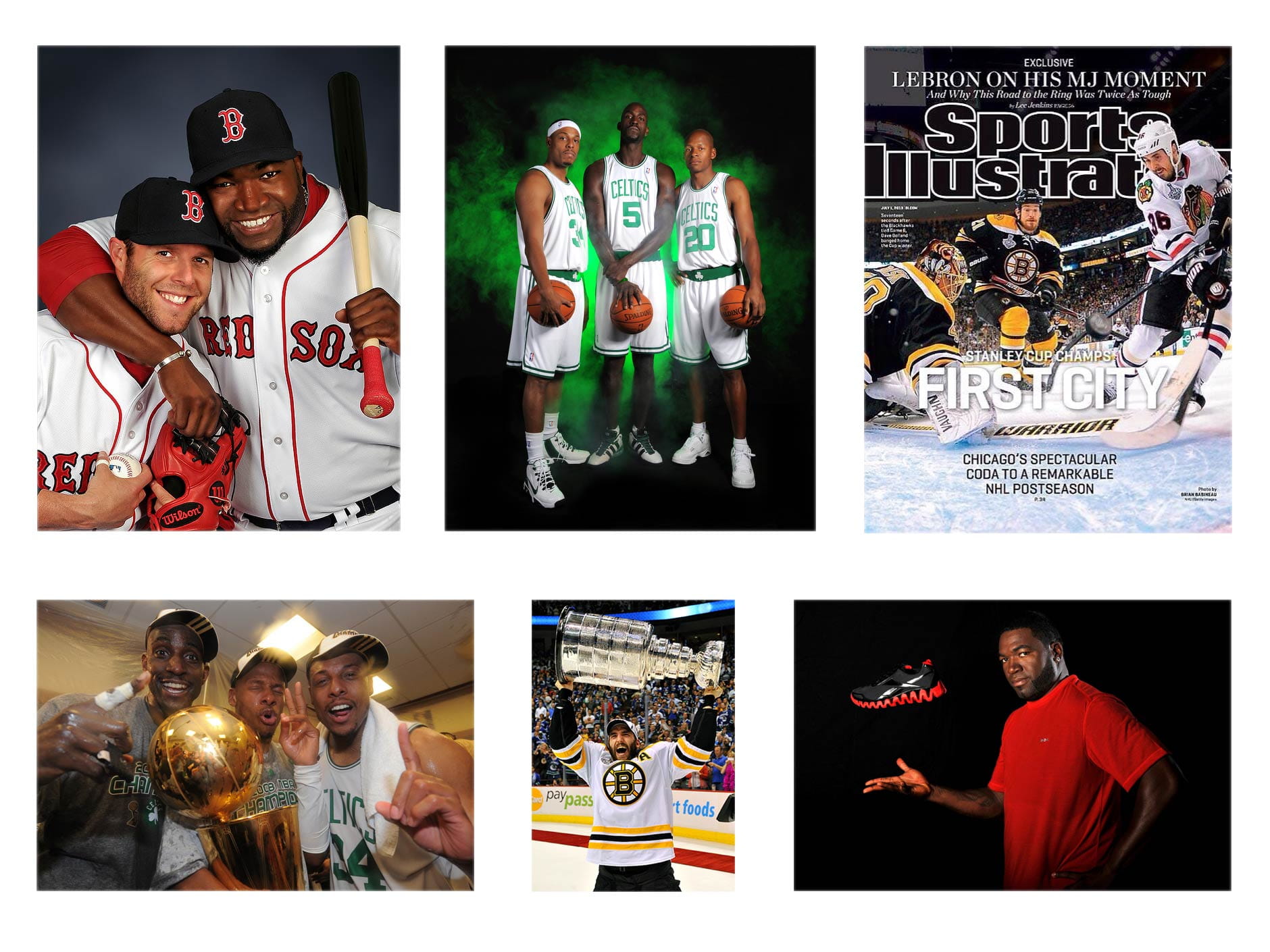 Collage of photos of Brian Banineau '97