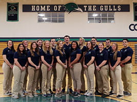 The Class of 2019 have quickly propelled their
Endicott degree into their next opportunity with
12 obtaining employment in the field and four
continuing their education
