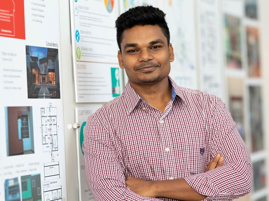 An Endicott student for new programs article