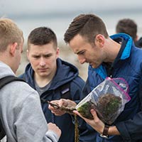 Endicott environmental science students