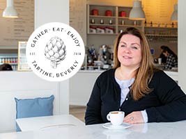 Tartine owner and Endicott alumna Monika Simon