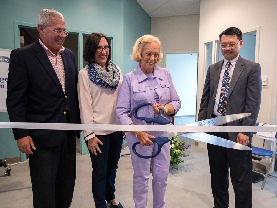 Ribbon cutting for Ginger Judge Science Center expansion