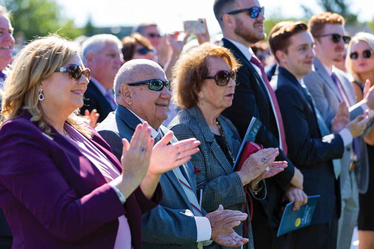 Endicott Inauguration Crowd