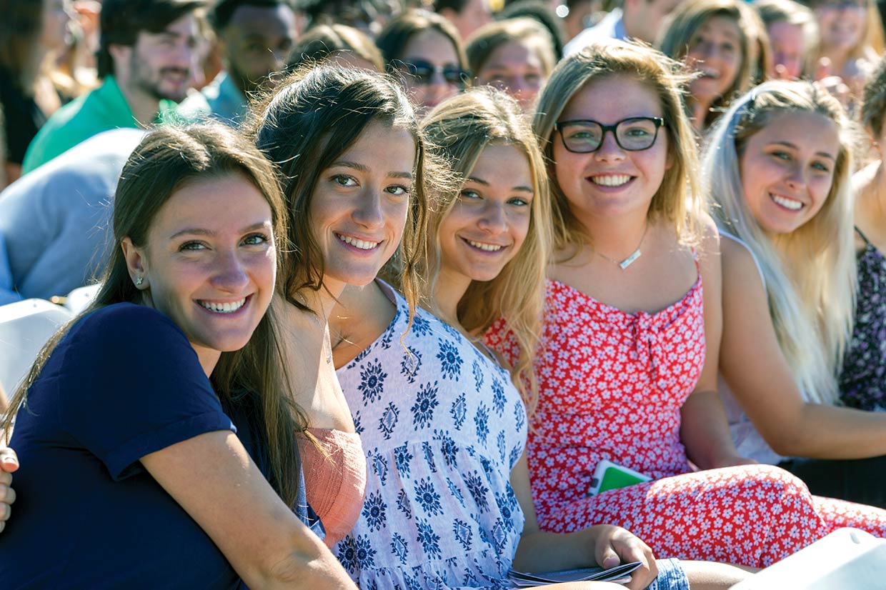 Endicott Inauguration Crowd