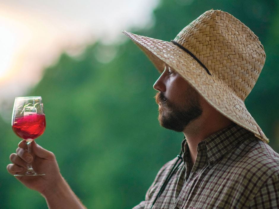 After earning a biotechnology degree at Endicott College, Tyler MacKelvey ’15 parlayed his passion for science and the outdoors into a winemaking career in Vermont. 