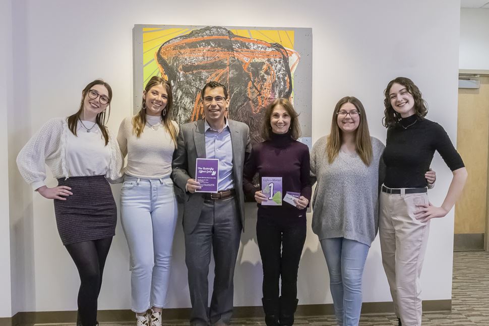 In Juan Carlos Morales’ Junior Graphic Design Studio course at Endicott College, students don’t just design, but work with local nonprofits on real-world campaigns. 
