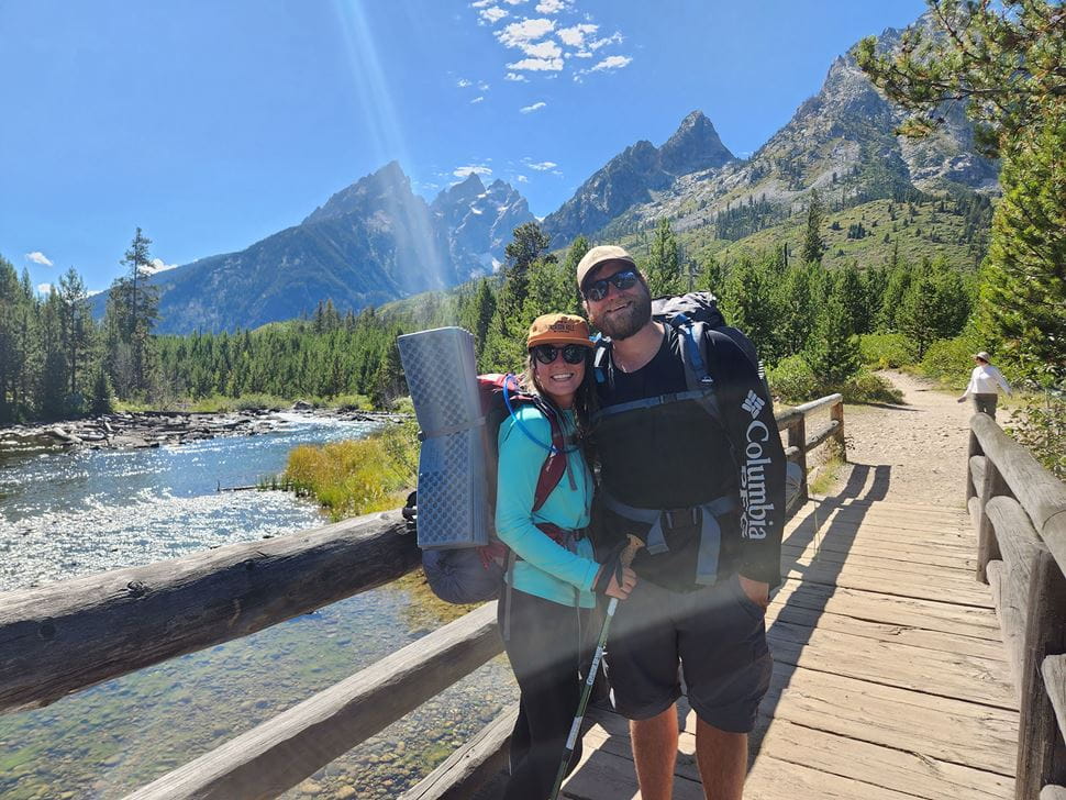 Matt Sweitzer ’16 in the Bridger-Teton National Forest 