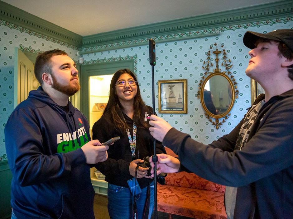 Digital Media students learned firsthand the cutting-edge possibilities of storytelling 