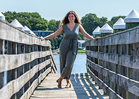 Endicott crew member Addie Fullaway