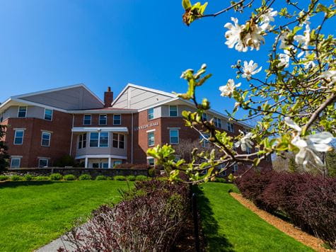 Scenic view of the Endicott College campus