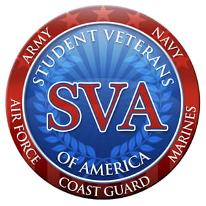 the logo for the Student Veterans of America