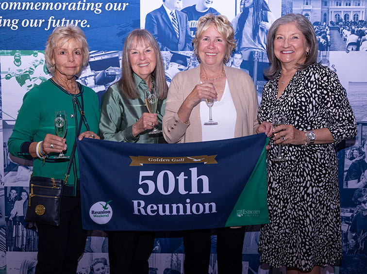 Golden Gull alumnae celebrating their 50th reunion
