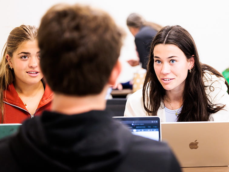 Students in the classroom