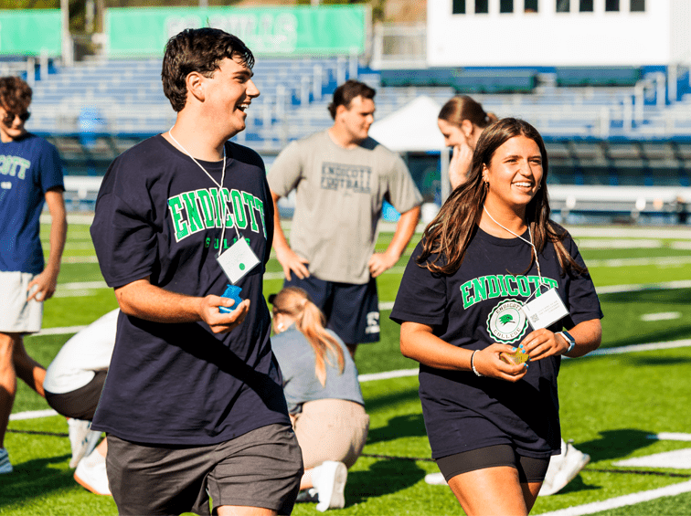 Students on the field
