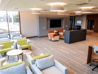 modern classroom space