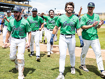 Members of the baseball team
